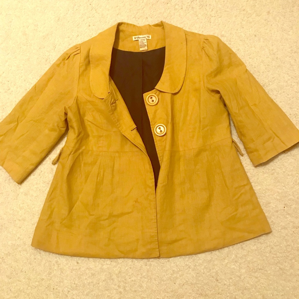 Mustard jacket/blazer
